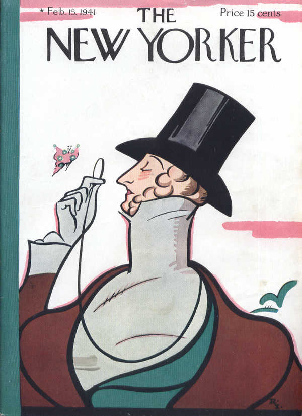 Image for New Yorker cover Irvin Eustace Tilley 2/15 1941