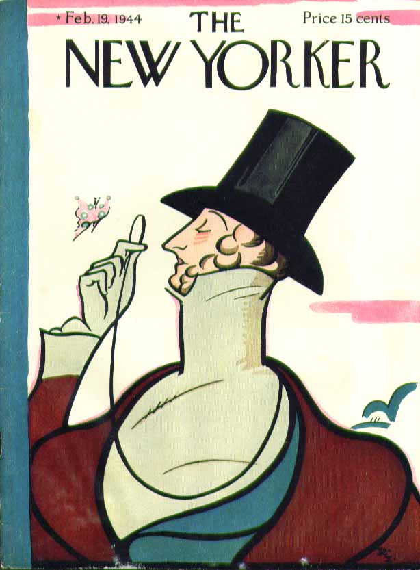 Image for New Yorker cover Irvin Eustace Tilley 2/19 1944