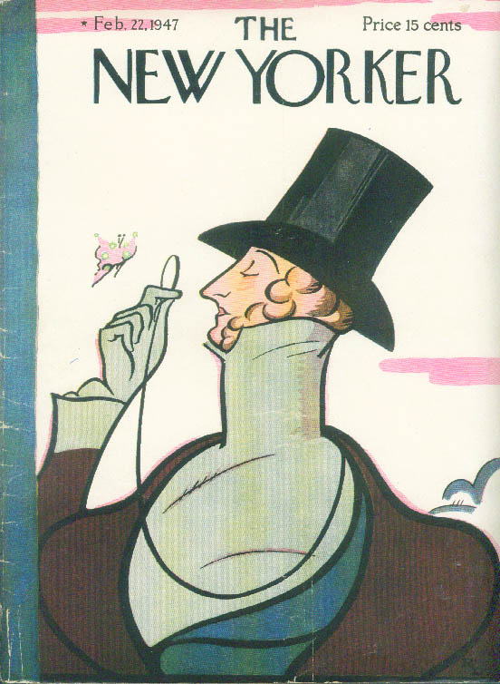 Image for New Yorker cover Irvin Eustace Tilley 2/22 1947