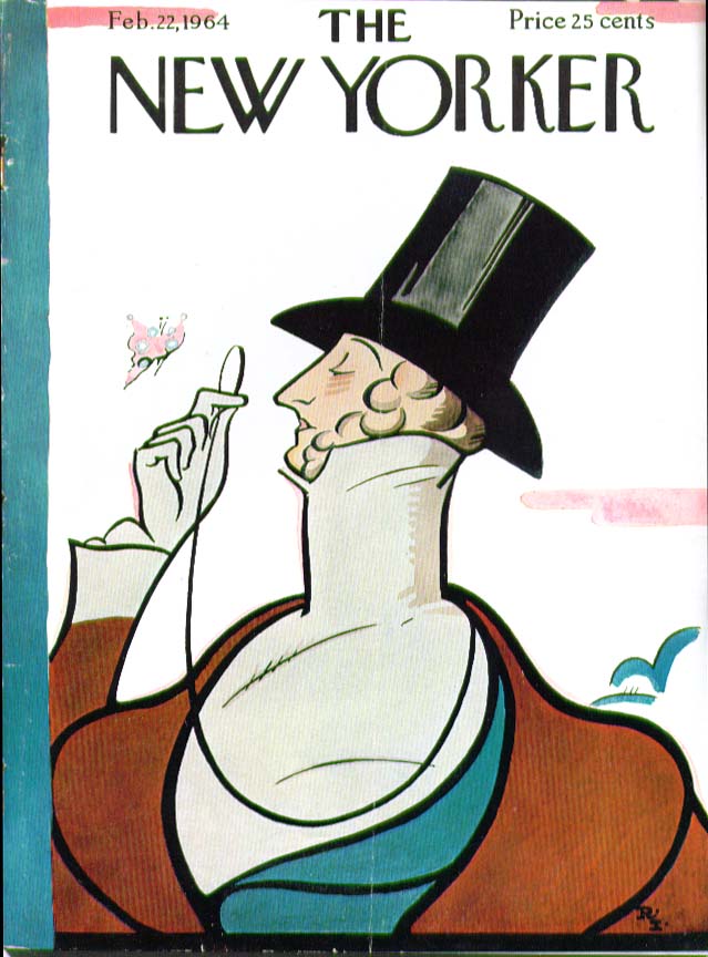 Image for New Yorker cover Irvin Eustace Tilley 2/22 1964