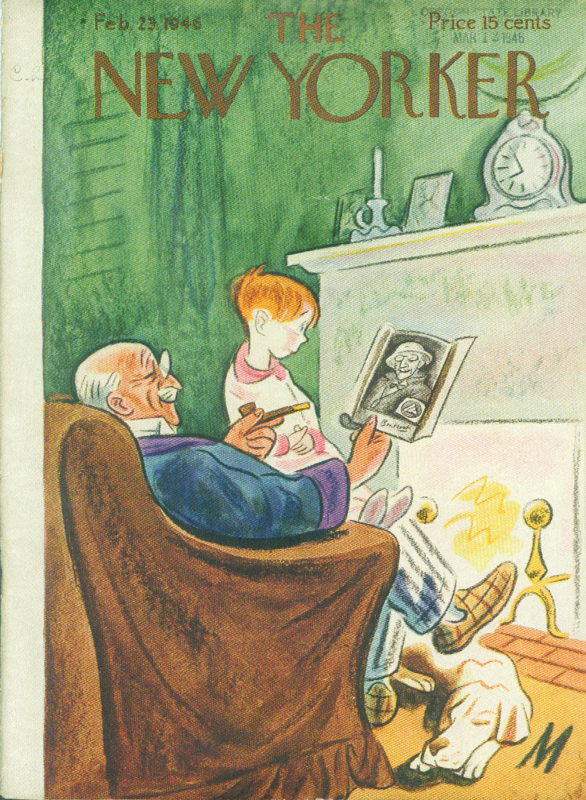 Image for New Yorker cover Grandpa Civil Defense 2/23 1946