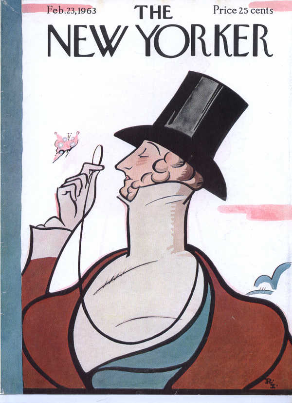 Image for New Yorker cover Irvin Eustace Tilley 2/23 1963