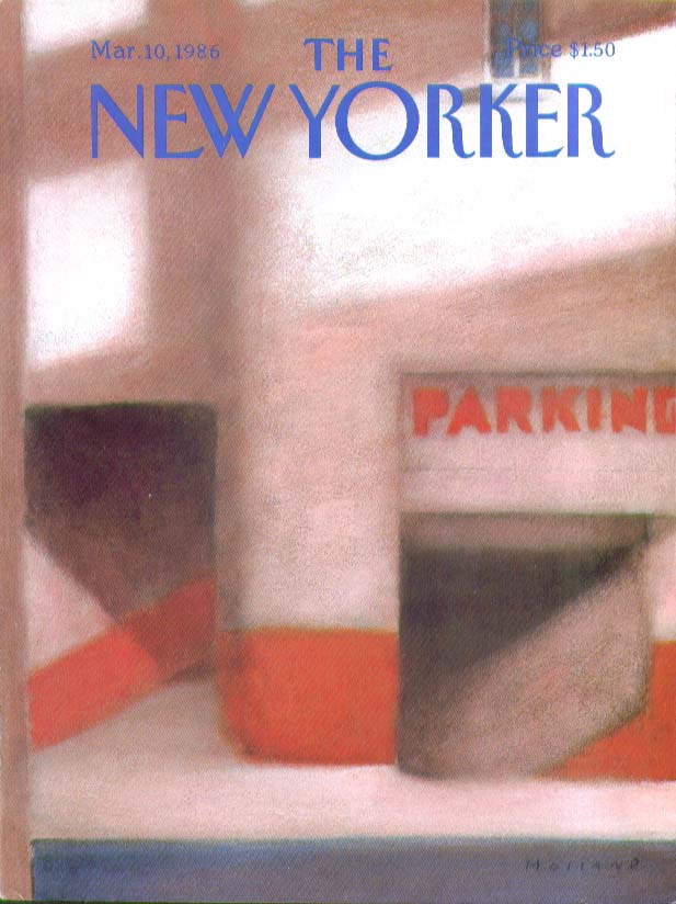 Image for New Yorker cover Holland parking garage 3/10 1986