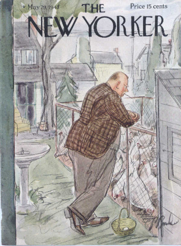 Image for New Yorker cover Barlow suburban farmer 5/29 1943
