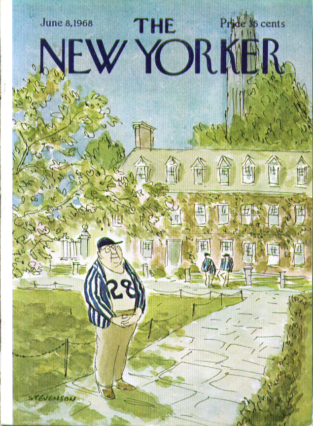 Image for New Yorker cover Stevenson 40th reunion 6/8 1968