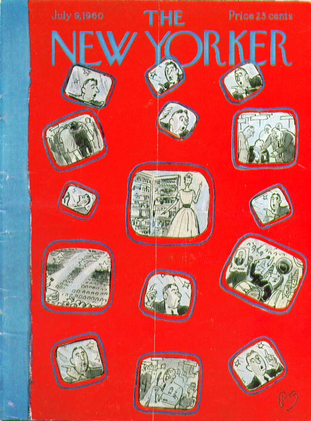 Image for New Yorker cover Barlow presidential campaigns 7/9 1960