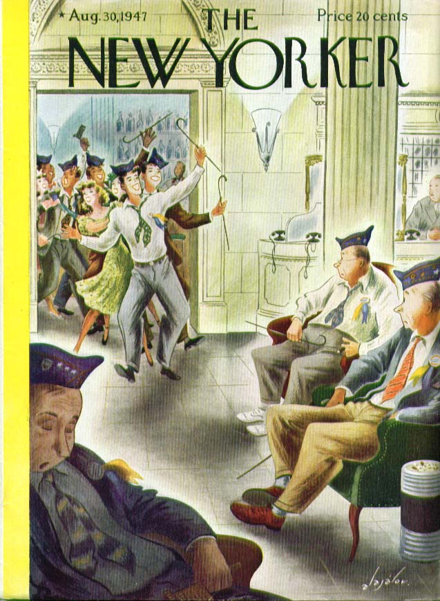 Image for New Yorker cover Alajalov VFW generations 8/30 1947