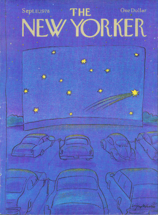 Image for New Yorker cover Mihaesco shooting star show 9/11 1978