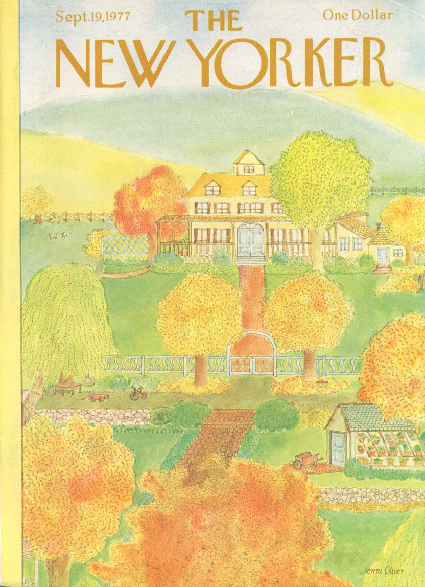 Image for New Yorker cover Oliver start fall color 9/19 1977