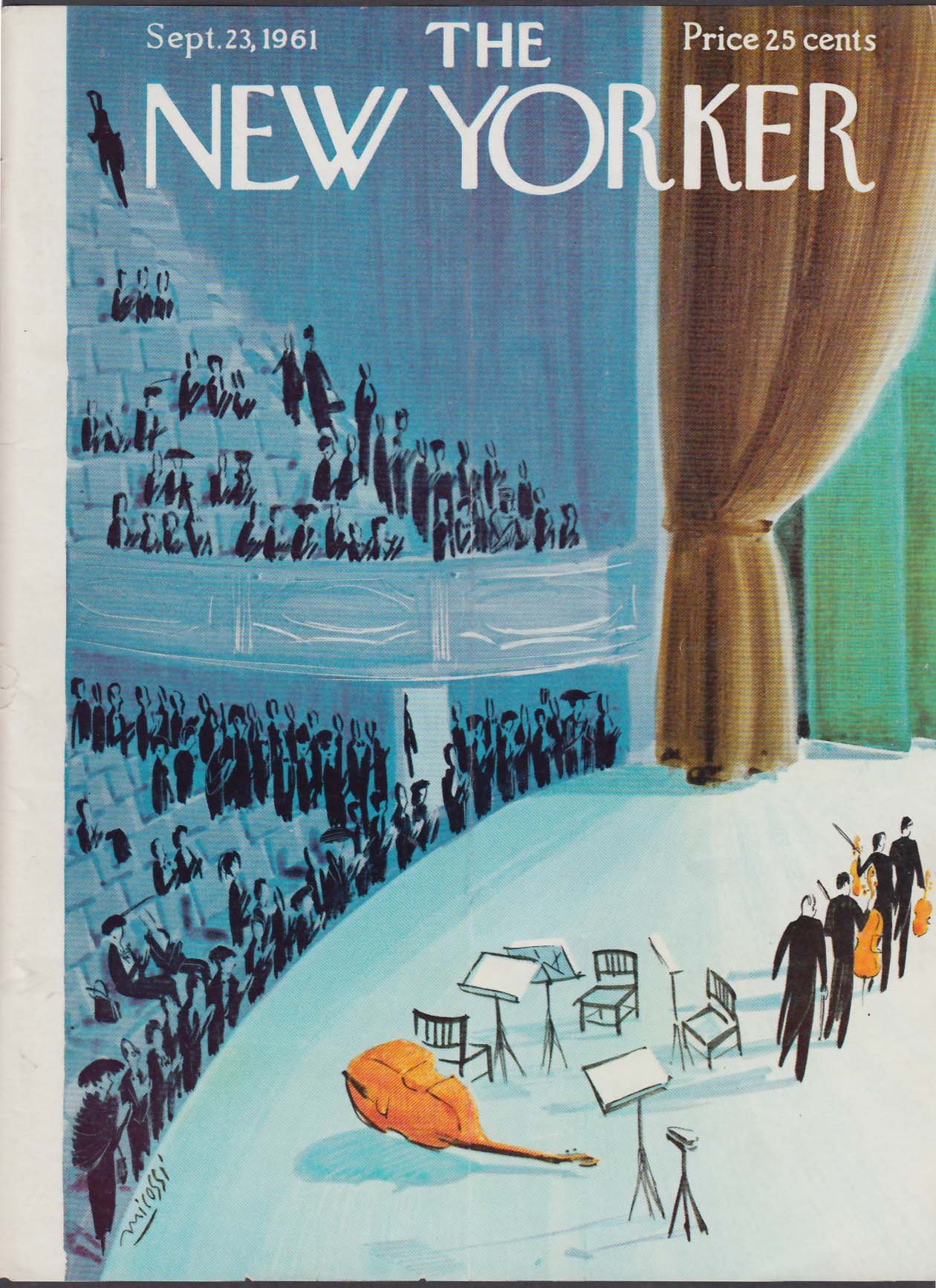 Image for New Yorker cover Micossi string quartet 9/23 1961
