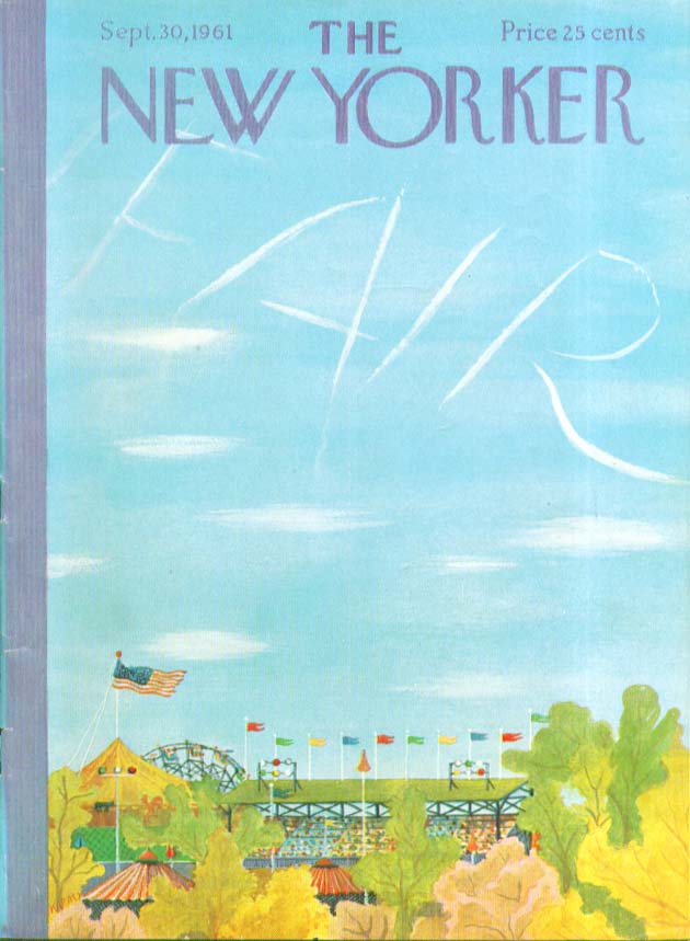 Image for New Yorker cover Karasz county fair 9/30 1961