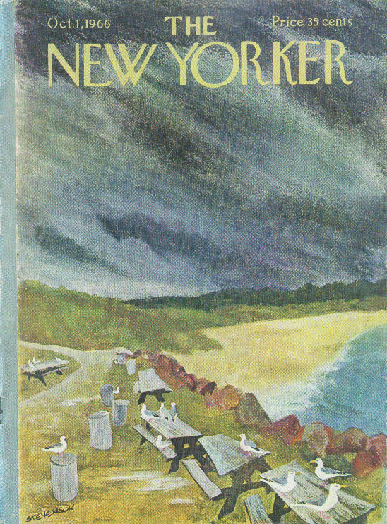 Image for New Yorker cover Stevenson seagulls picnic 10/1 1966