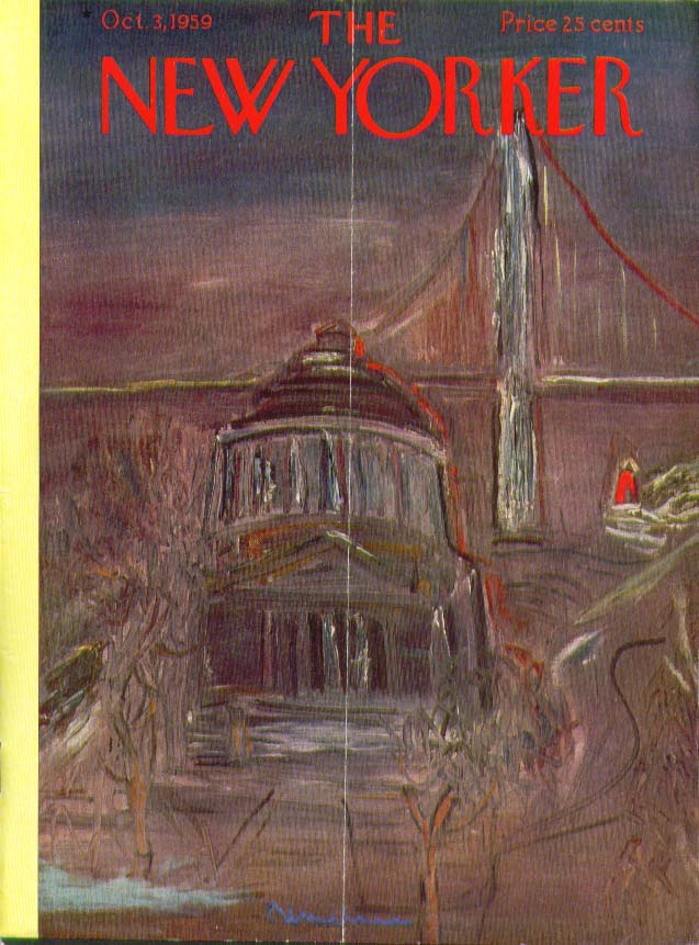 Image for New Yorker cover Barlow Grant's Tomb 10/3 1959