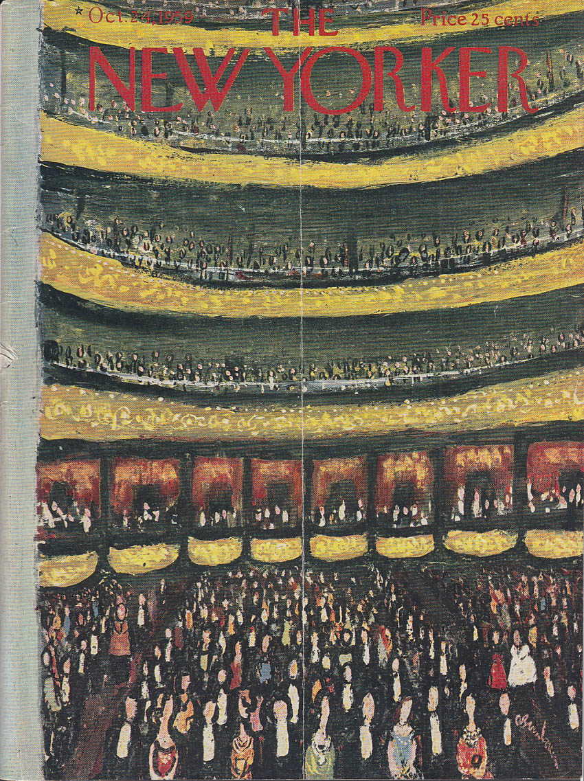Image for New Yorker cover Birnbaum Carnegie Hall 10/24 1959