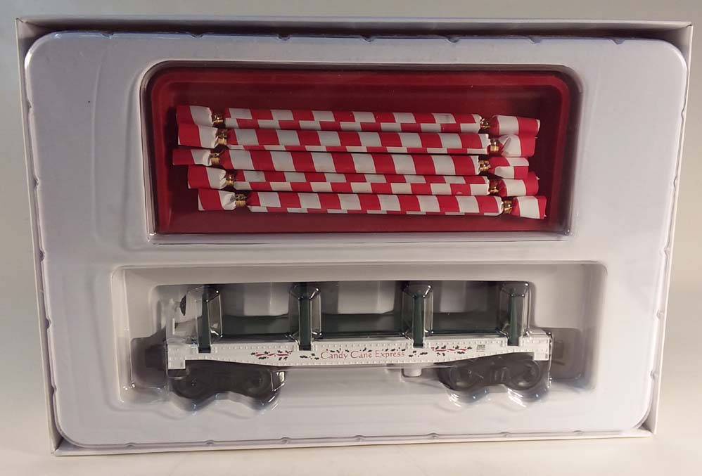 Image for Lionel 6-29808 Christmas Candy Cane Dump Car with Candy Canes 2004 NIB