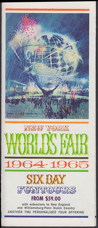 Image for New York World's Fair 6-Day Funtours folder 1964-1965