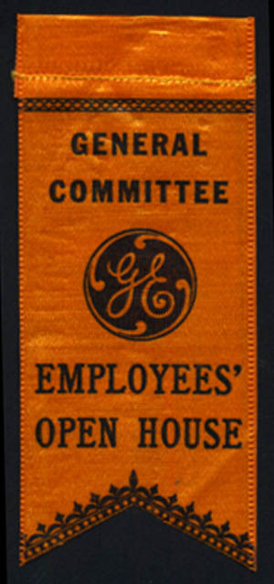 Image for General Electric Employees Open House General Committee ribbon ca 1950s