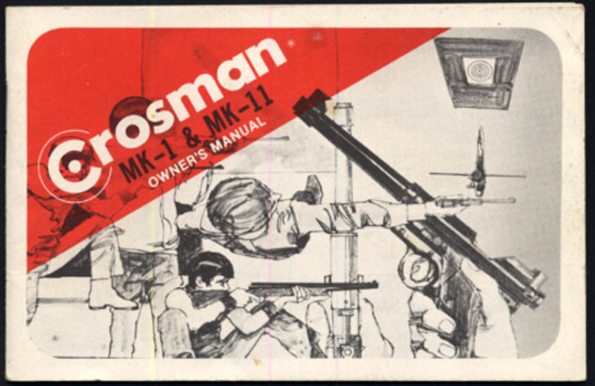 Image for Crosman Mk-1 & Mk-11 Pellet Gun BB Gun Owner's Manual ca 1960s