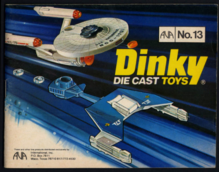Image for Dinky Die Cast Toys Catalog #13 1976 Star Trek Space: 1999 Shado 2 Klingon