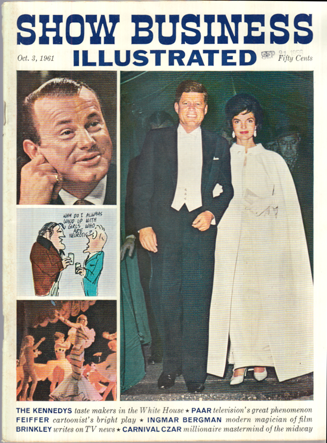 Image for SHOW BUSINESS ILLUSTRATED 10/3 1961 Kennedys Jack Paar Feiffer Ingmar Bergman