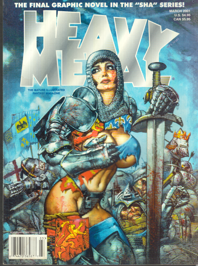 Image for HEAVY METAL 3 2001 Final Sha Graphic Novel, Swamp Monster, Tyra Li +