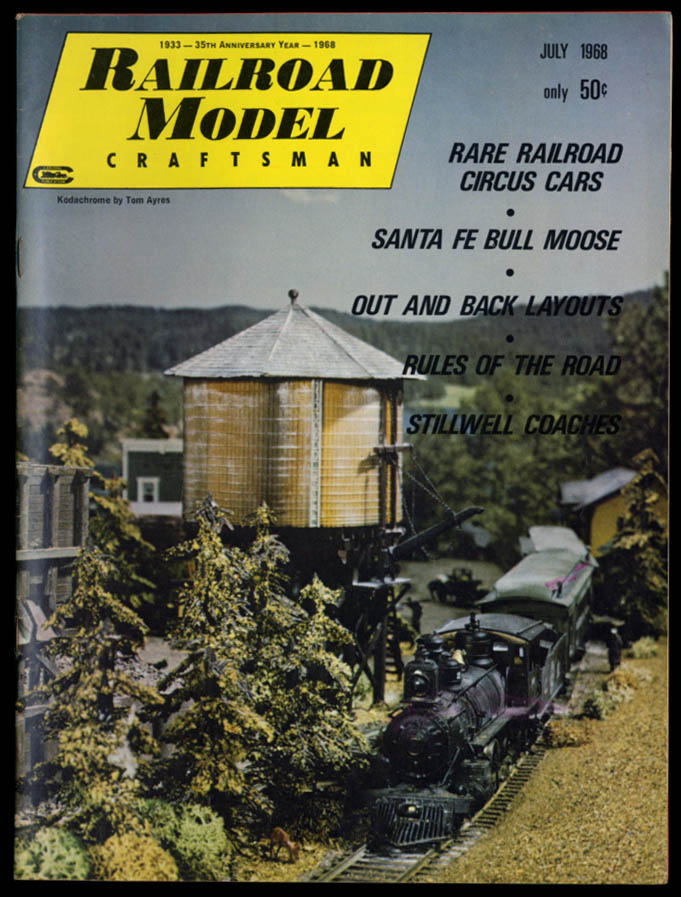 Image for RAILROAD MODEL CRAFTSMAN 7 1968 Santa Fe Bull Moose, Circus cars Stillwell