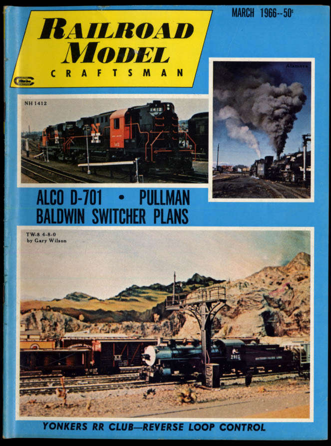 Image for RAILROAD MODEL CRAFTSMAN 3 1966 ALCO D-1701 Baldwin Switcher Pullman ++