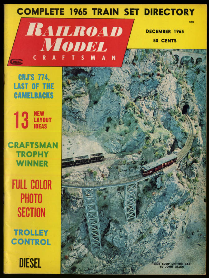 Image for RAILROAD MODEL CRAFTSMAN 12 1965 CNJ 774 Camelback EM FP-7 A D&RGW Tanker