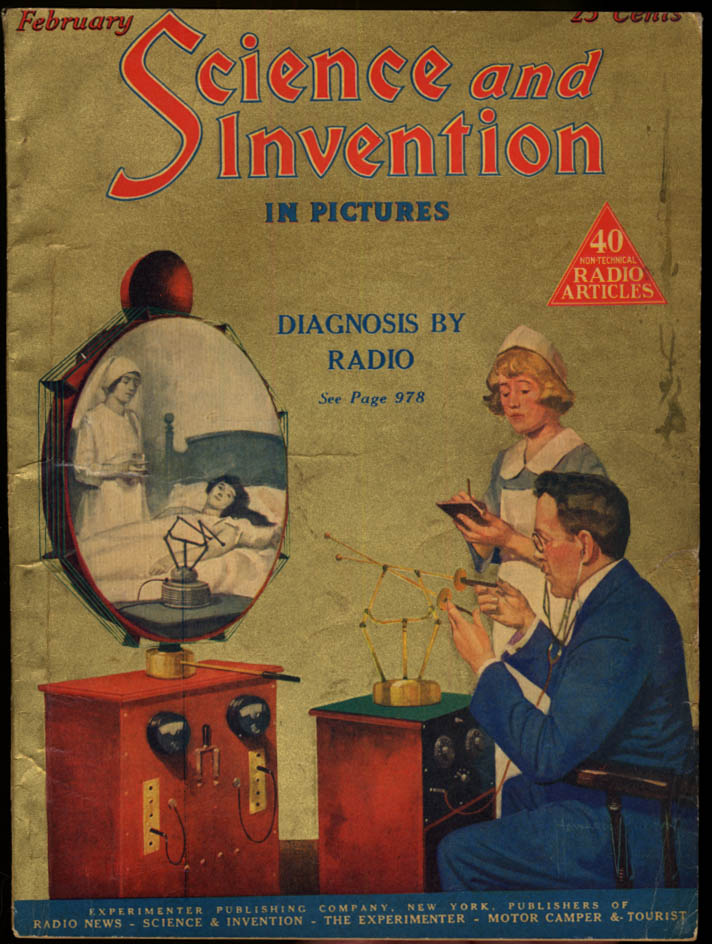 Image for SCIENCE & INVENTION 2 1925 Radio diagnosis; Mars; Railroads; Machanical Toys +