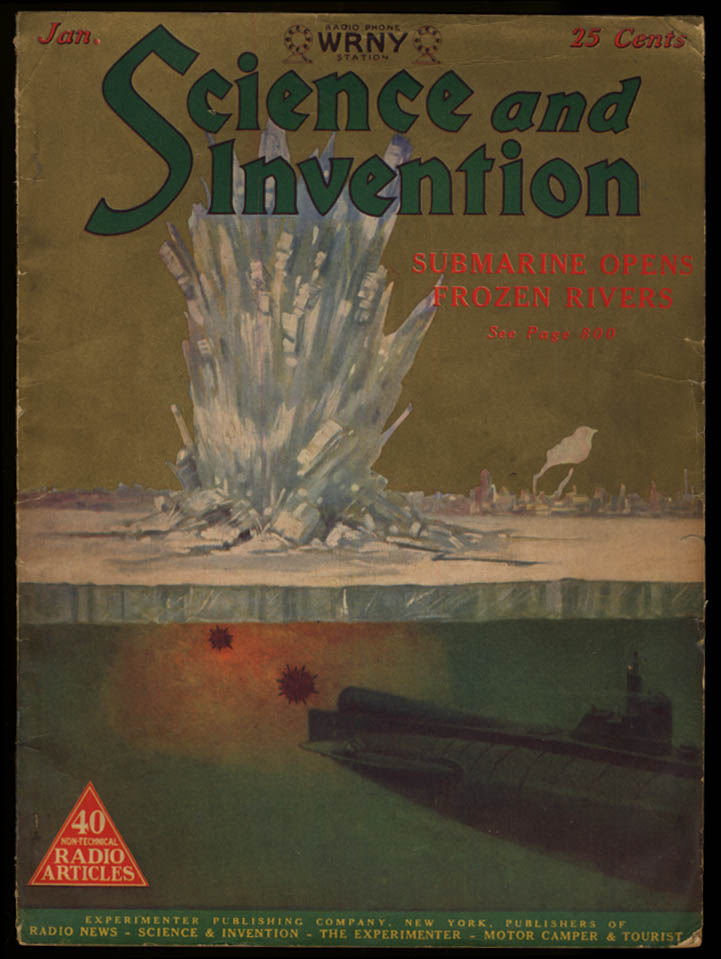 Image for SCIENCE & INVENTION 1 1926 Submarines English Channel Bridge Autogiro +