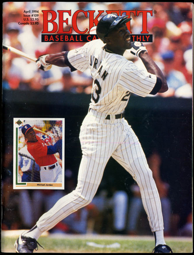 Image for BECKETT BASEBALL MONTHLY 4 1994 Michael Jordan cover & article ++