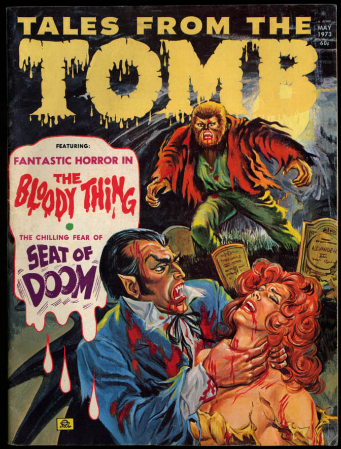 Image for TALES from THE TOMB comic magazine 5 1973: Thing Seat of Doom Bloody Blob