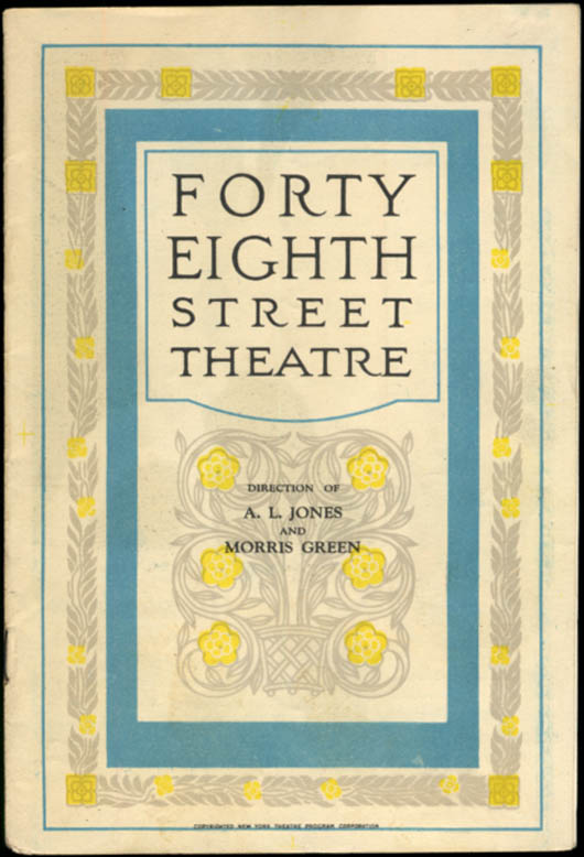 Image for Forty-Eighth Street Theatre program Phillip Barry's Cock Robin 1928