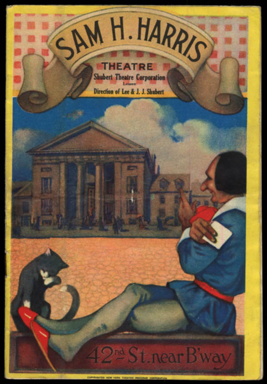 Image for Sam H Harris Theatre program The Silent House 1928