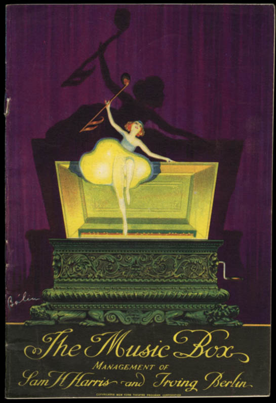 Image for The Music Box theatre program Topaze with Frank Morgan; John Held Jr ad