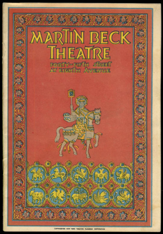 Image for Martin Beck Theatre program James Gleason's The Shannons of Broadway 1927