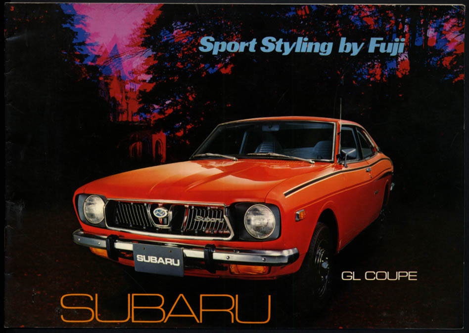 Image for 1971 Subaru GL Sport Styling by Fuji sales brochure