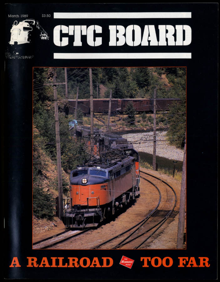 Image for CTC BOARD 3 1989 Milwaukee Road Rocky Mountain Division issue UP SP et al