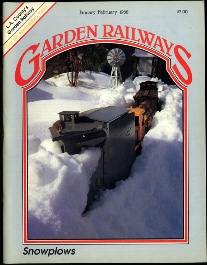Image for GARDEN RAILWAYS 1-2 1988 Snowplows; Ganesha Juntion; G Scale Tips