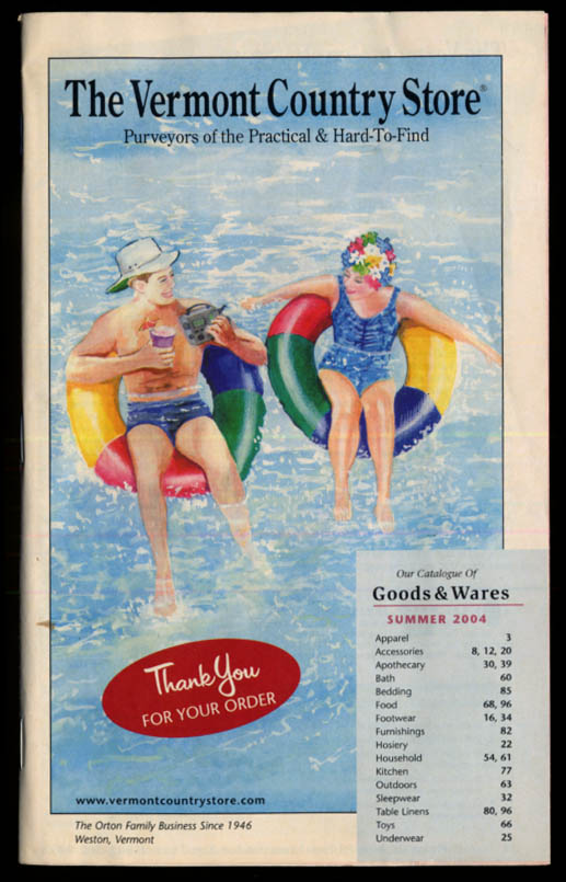 Image for The Vermont Country Store Catalog Summer 2004 lingerie toys mower food +