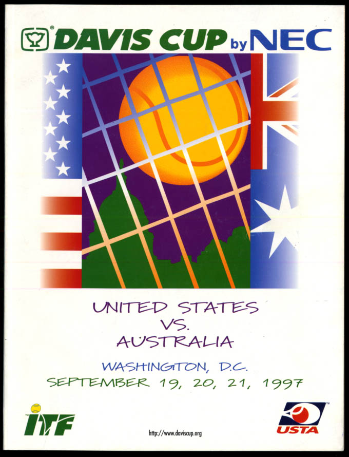 Image for Davis Cup Program 1997 United States vs Australia
