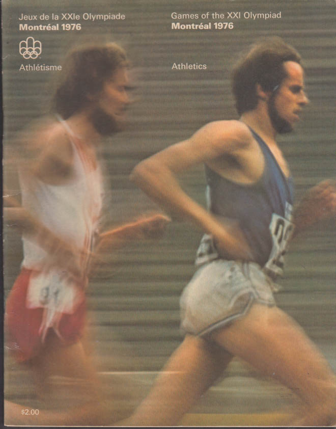 Image for Montreal Olympics Track & Field Official Program 1976 w/ two tickets