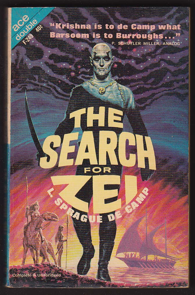 Image for L Sprague de Camp: The Search for Zei / Hand of Zei sci-fi pb 1963