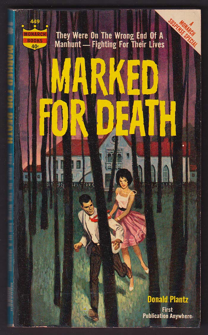 Image for Donald Plantz: Marked for Death 1st pb ed 1964 GGA cover art by Rafael deSoto