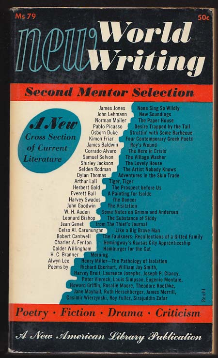 Image for New World Writing #2 Norman Mailer Picasso Dylan Thomas W H Auden pb 1st 1952