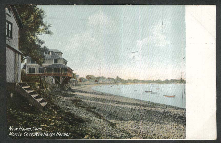 New Haven CT Morris Cove New Haven Harbor postcard 1910