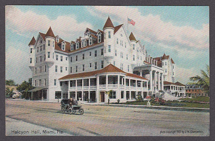 Image for Halcyon Hall Miami FL postcard 1910s