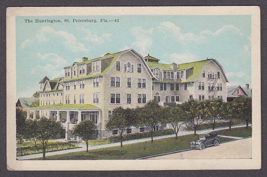 Image for The Huntington St Petersburg FL postcard 1910s