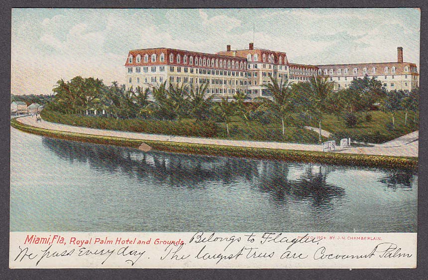 Image for Miami FL Royal Palm Hotel & Grounds postcard 1910s