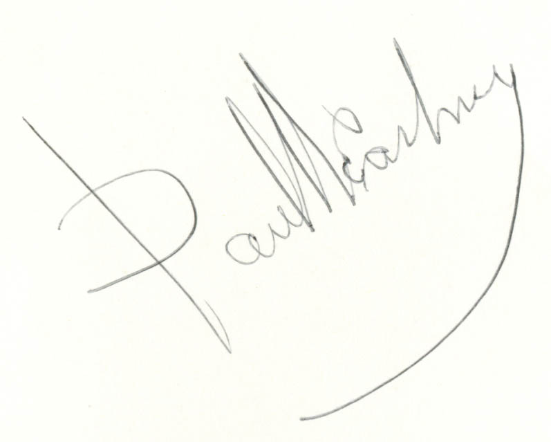 Image for Beatles on Broadway SIGNED Paul McCartney 1964 TWICE?